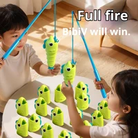 Fishing Battle Board Game Fish Body Stretchable Long Short Competition Kid Fishing Master Toy Family Interaction Educational Toy 6