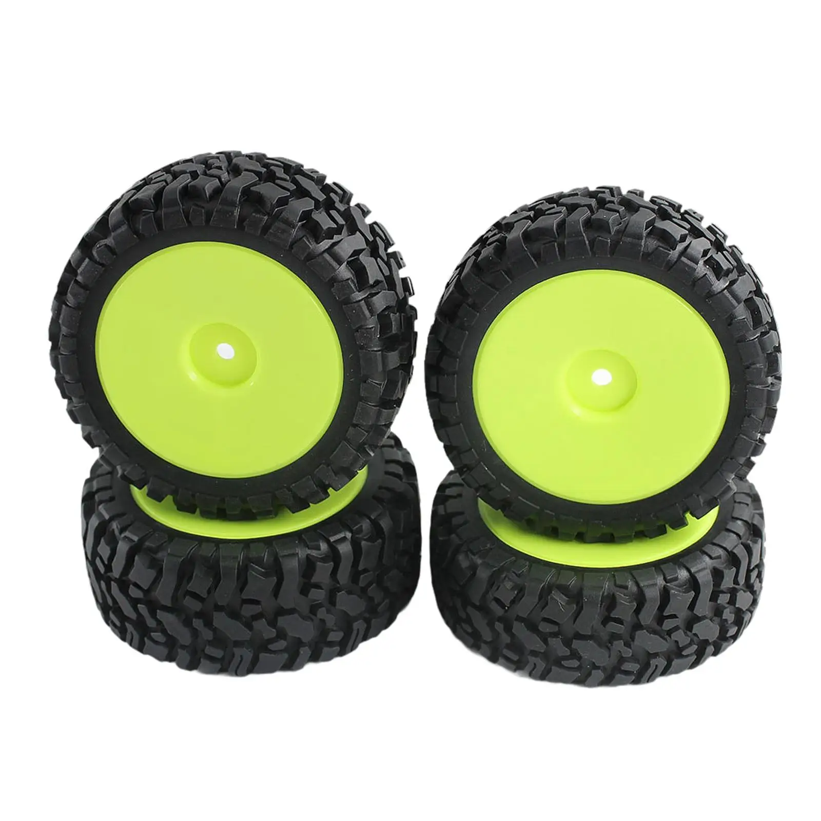 4 Pieces Remote Control Car Tire Vehicle Tire Replacement Easy to Install Rear