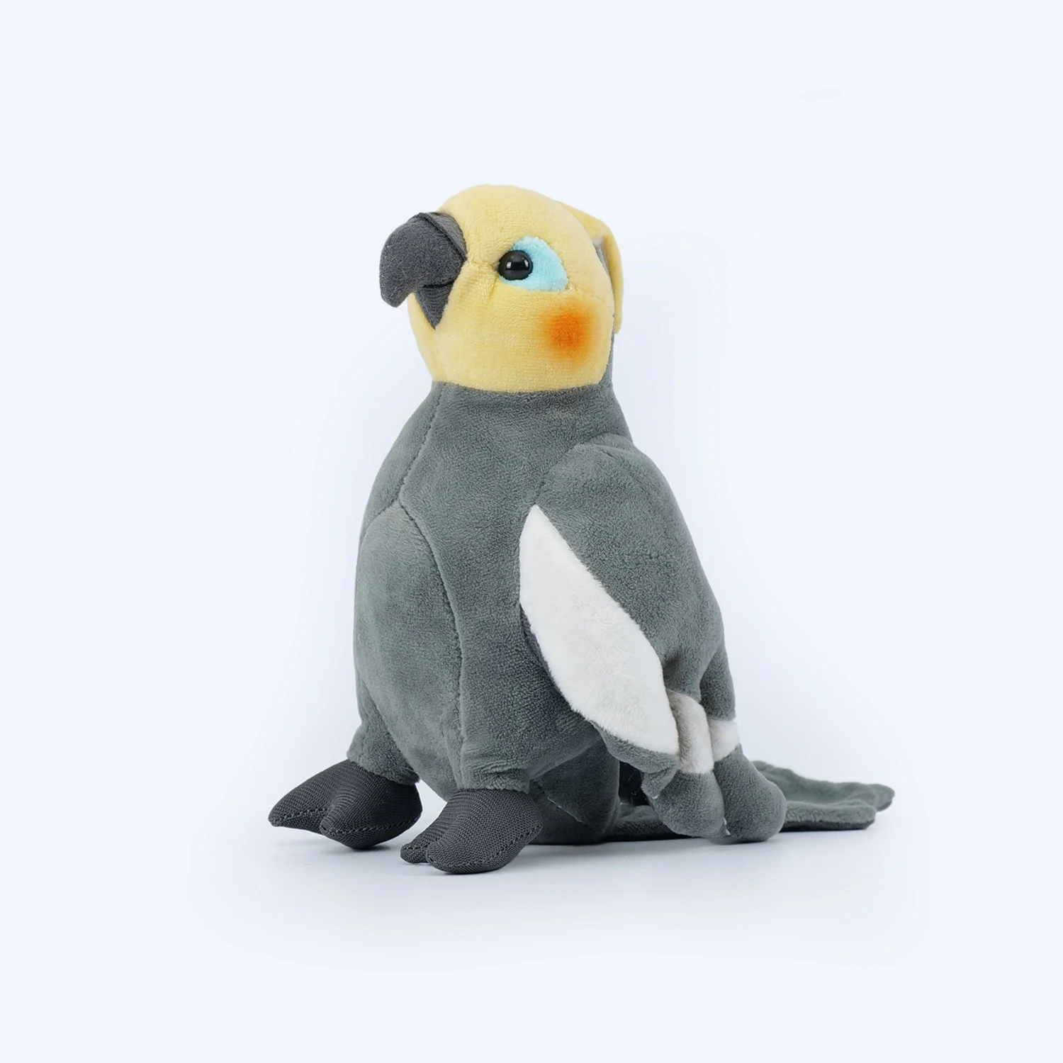 Creative Real Lifelike Parrot Cockatiel Plush Toys Miniature Cute Owl Soft Stuffed Doll Photo Props Home Garden Decor Ornament