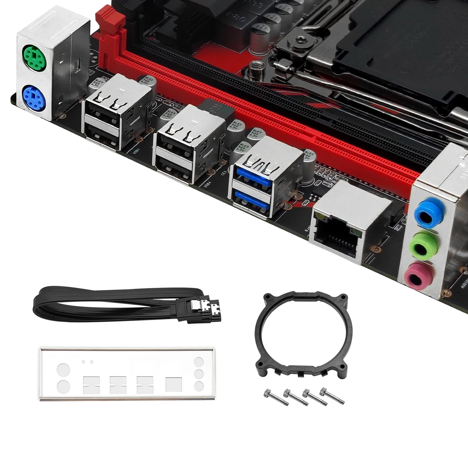 Imagem -05 - Placa-mãe Lga 20113 Suporte Xeon e5 v3 Processador de Cpu v4 Ram Ddr4 Sata Nvme Wifi Slot M.2 Quatro Canais Rs9 Machinist-x99