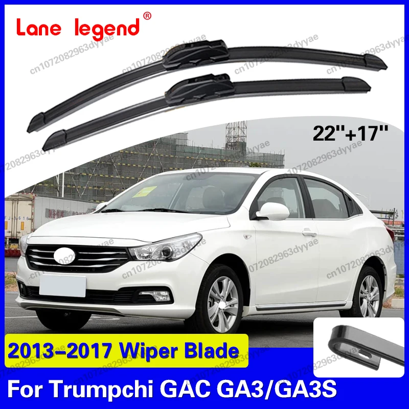 

Front Windshield Wiper Blades For Trumpchi GAC GA3/GA3S 2013 2014 2015 2016 2017 Windscreen Window Brushes Accessories