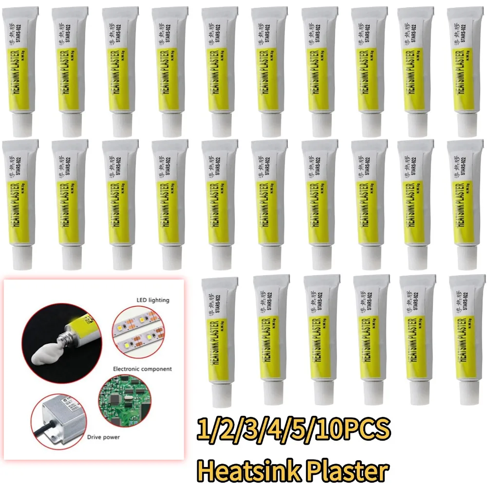 

STARS-922 Heatsink Plaster Thermal Silicone Adhesive Cooling Paste Strong Adhesive Compound Glue For Heat Sink Sticky