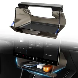 Hipacool Center Console Organizer for Tesla Model 3 Highland Hidden Protection Pane Car Storage Box Under Central Control Screen