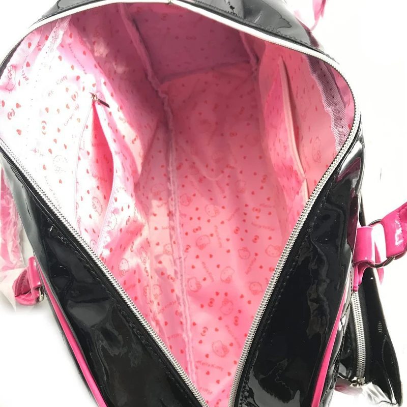 

PU Hellokittys Travel Bag Large Capacity Travel Shoulder Bag General Leisure Fashion Duffle Bag Kawaii Cartoon Bags for Woman