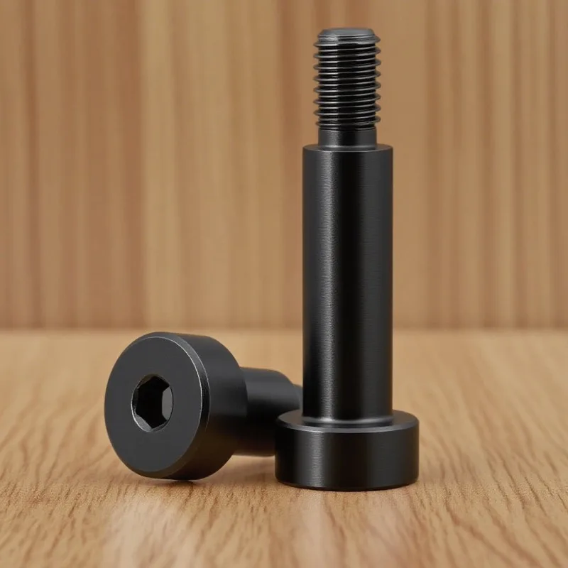 M2.5 M3 M4 M5 M6 -Black 304 Stainless Steel Hex Hexagon Socket Cap Head Roller Bearing Shoulder Screw Allen Bolt