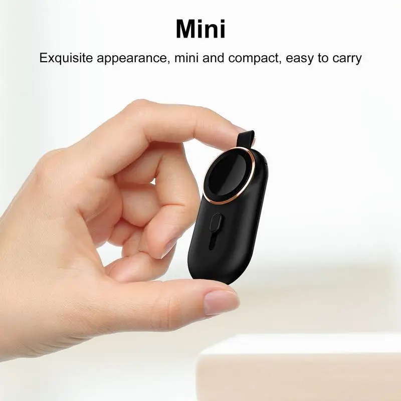 Watch Charger Portable 2-in-1 2000mAh Keychain Portable Charger Bank Fast Charging Magnetic Wireless Ultra-Compact External