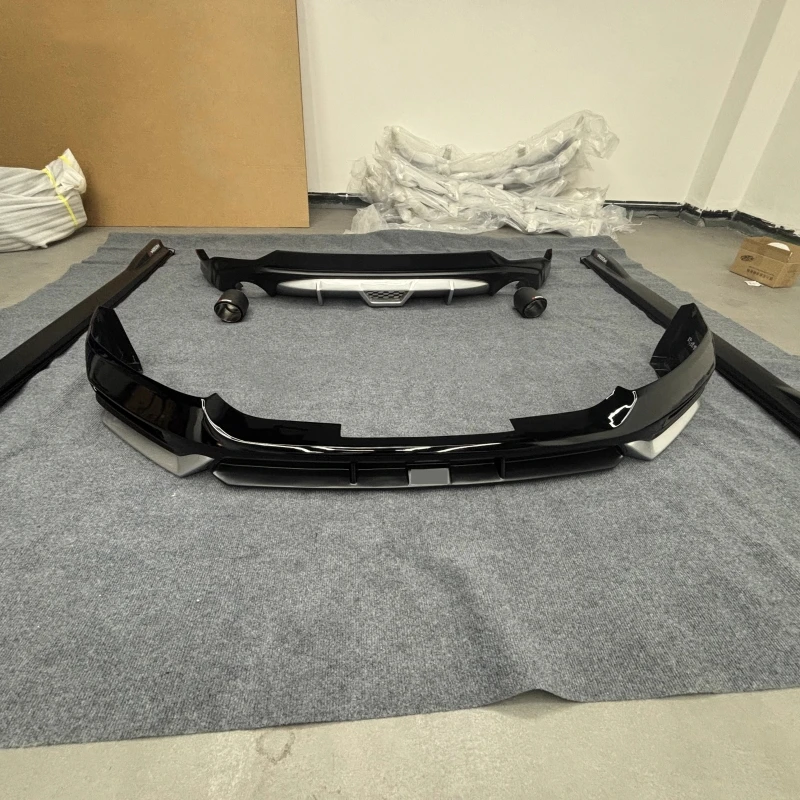 Car Front Shovel Rear Lip Side Skirts for Mazda CX-30 Modified Gloss Black Body Kit Exterior Accessories