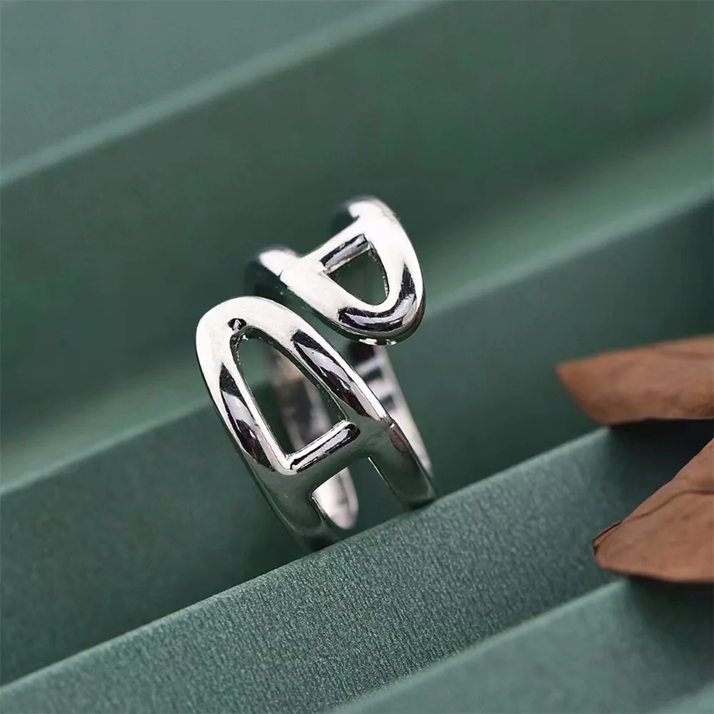 بساطتها الجوف حلقة معدنية للنساء وشاح الموضة مشبك الملابس الزاوية عقدة زر الملابس الديكور مجوهرات اكسسوارات