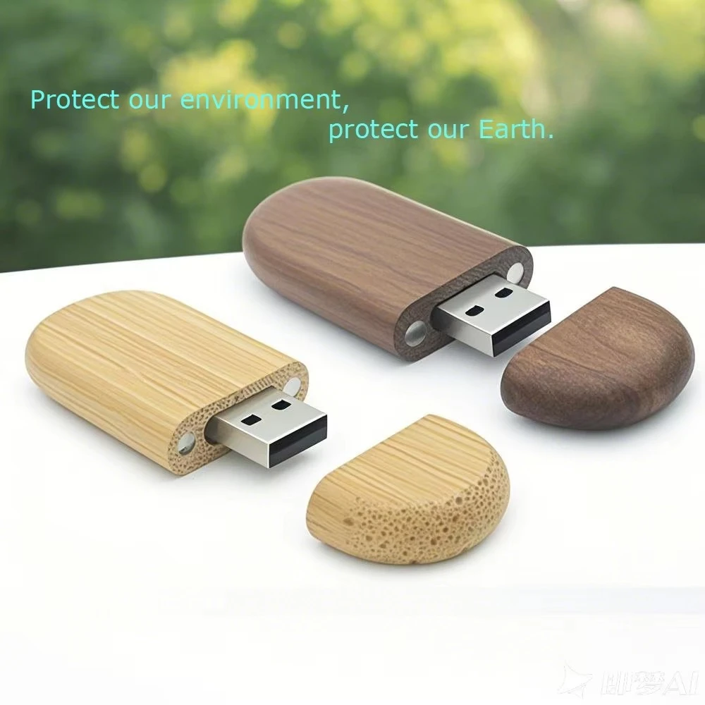 Custom 2GB 4GB 8GB 16GB 32GB Wood Flash Drive USB Pen New with Custom USB