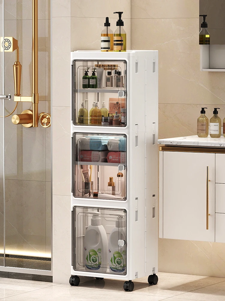 Batoom  Organizer Plastic Storage Box Multi-Layer Cabinet Home Use Batoom Organizer elf Adjustable Partition Durable