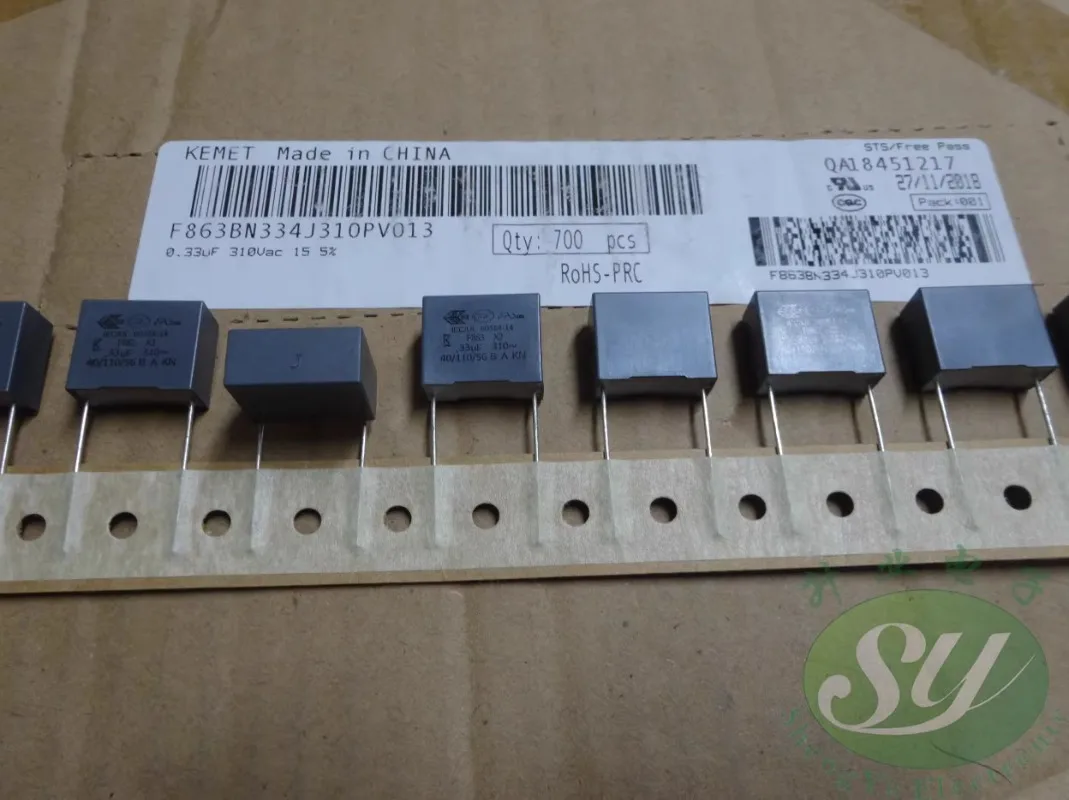 

10PCS F863BN334J310P 0.33uf/310VAC 330nf u33 334 New film capacitor