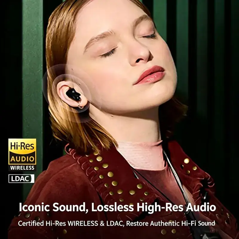 سماعات أذن لاسلكية JBL Live Beam 3 TWS، بلوتوث 5.3، شاشة لمس 1.45 بوصة، إلغاء الضوضاء، عمر بطارية 48 ساعة، مقاومة للماء، رياضية - 3