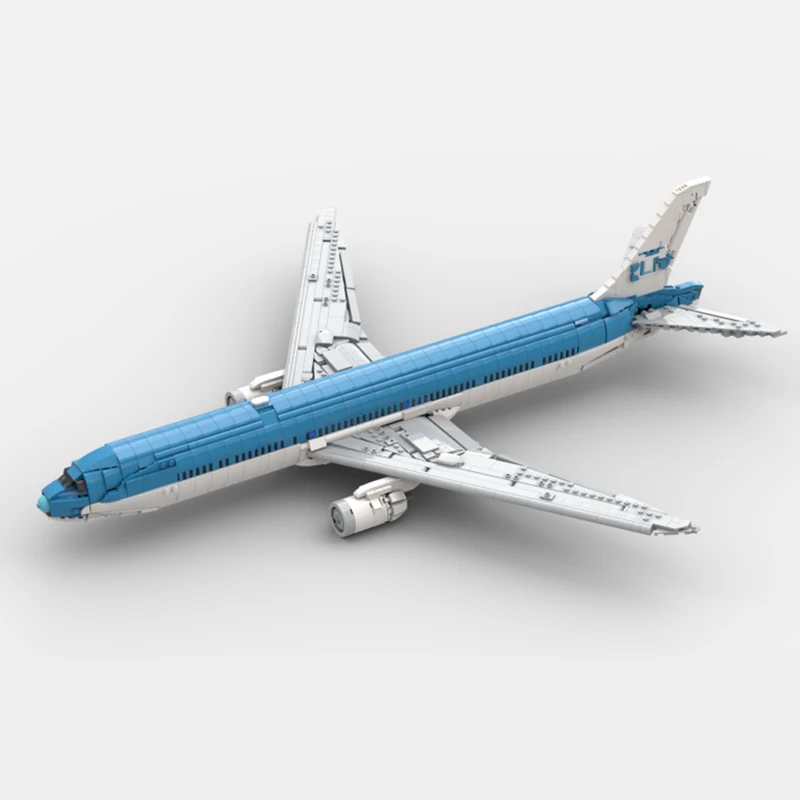 NEW 2264 pcs Aviation 300er Flexible Flaps Retractable Landing Gear Model MOC Building Block Brick Set Toy Kids Birthday Gifts