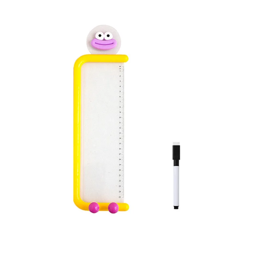 Transparent Computer Screen Message Board Multi-functional Self-adhesive Desktop Memo Notepad with Hanging Hook Cartoon