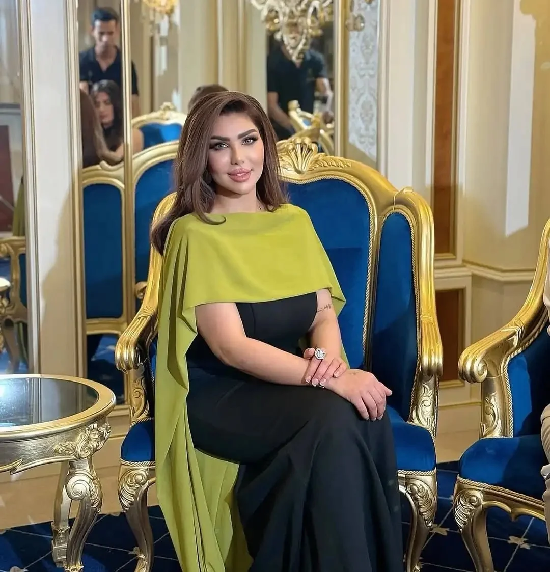 Schwarzes Party-langes maßgeschneidertes Anlasskleid, Abendkleider, Pastrol, Unisex, Jersey, Retro, Dubai, Saudi-Arabien, Israel, Abschlussball, individuell