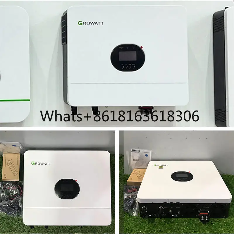 Growatt SPF 6000ES Plus Pure Sine Wave 500Vdc solar power inverer Single Phase Off Grid 6kw  inverter with mppt image 4
