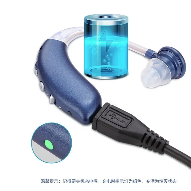 2024 NEW Rechargeable Wireless Bluetooth Hearing Aid For Sound Amplifiers, Digital Hearing AIDS For The Elderly With Severe loss