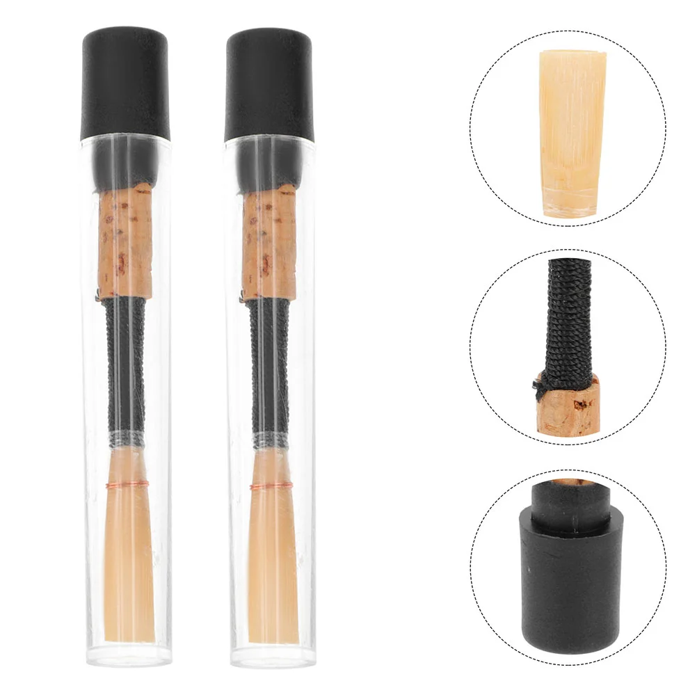 2Pcs Double Oboe Lightweight Compact Handmade Accessories Professional Fine Craftsmanship Rich Tone Clear Sound