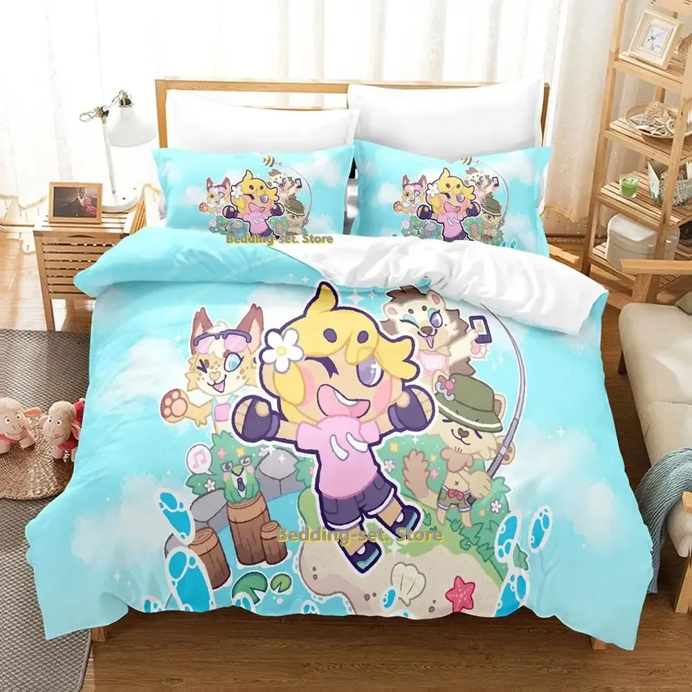 Here Comes Niko! Bedding Set Single Twin Full Queen King Size Bed Set Adult Kid Bedroom Duvetcover Sets Anime parure de lit Bed