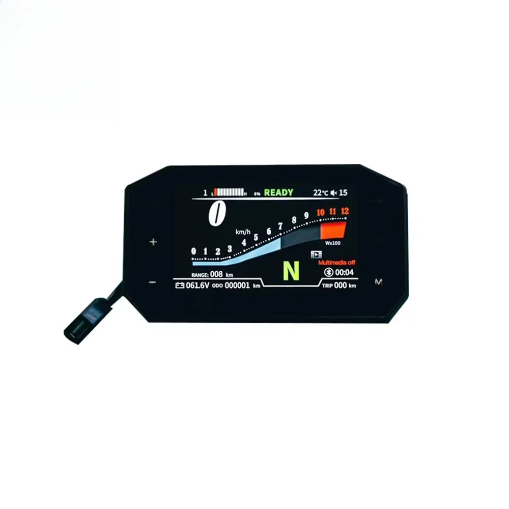 Adjustable Display TFT digital Electric Scooter Meter New Arrival Plastic Motorcycle Speedometer