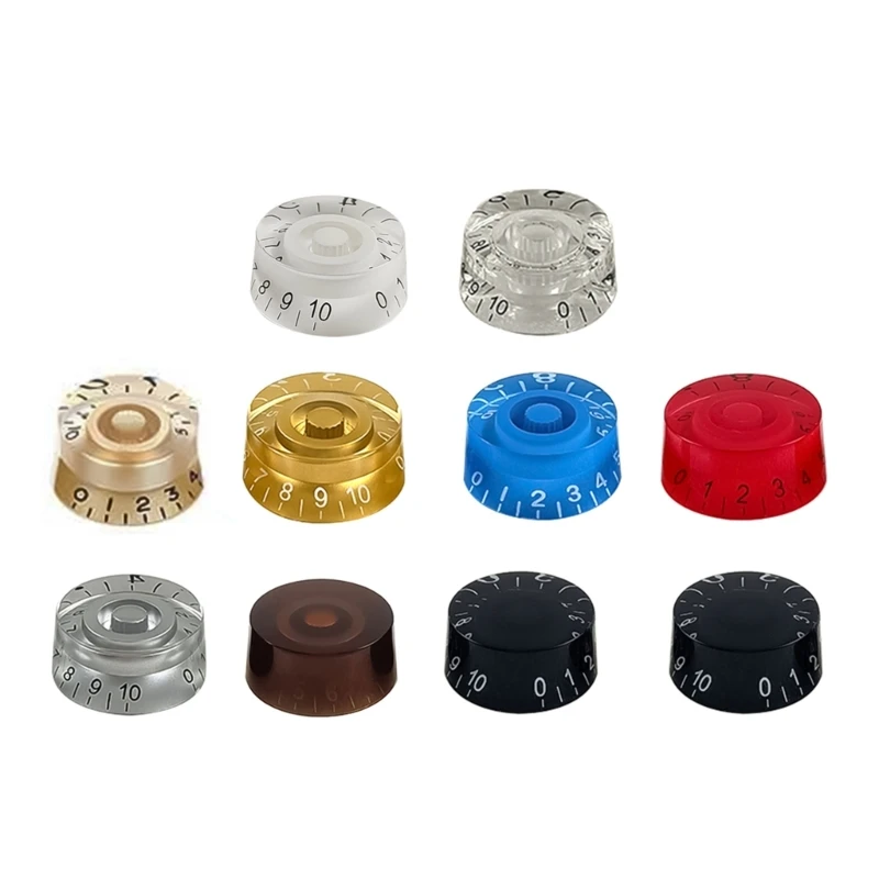 

Y1UB Jazzes Guitar Knobs Concentric Knobs Bass Effect Button Control Turning Knobs