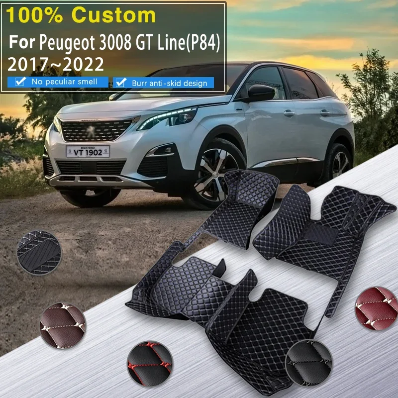 

Quality Car Mats Floor For Peugeot 3008 GT Line P84 2017~2022 Anti-dirty Car Mats Accessoire Voiture Floor Mats Floor Car Access