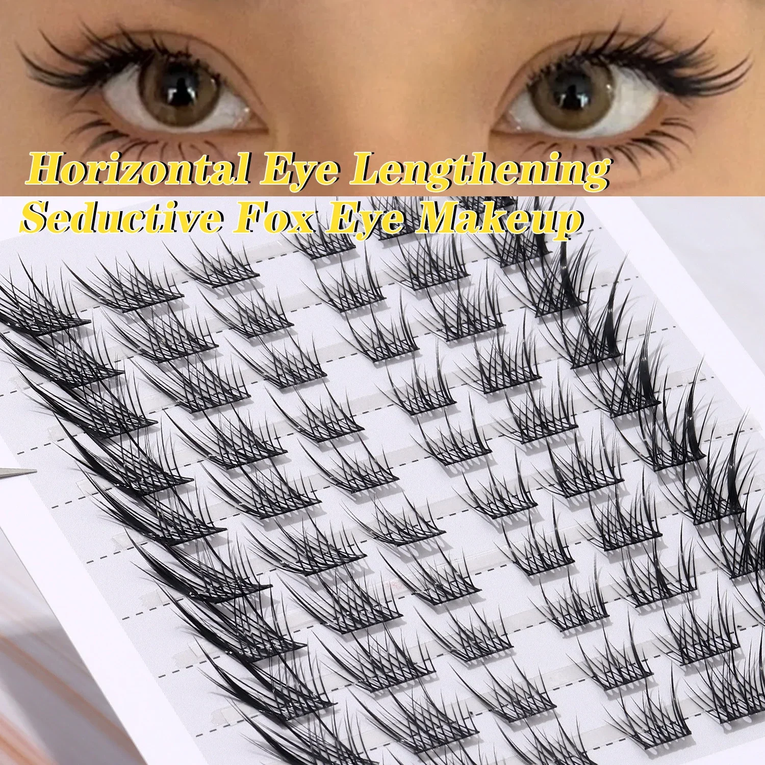 Eyelash Extension Cat Eye Wispy - Fox Eye Wispy Kendin Yap Kirpik