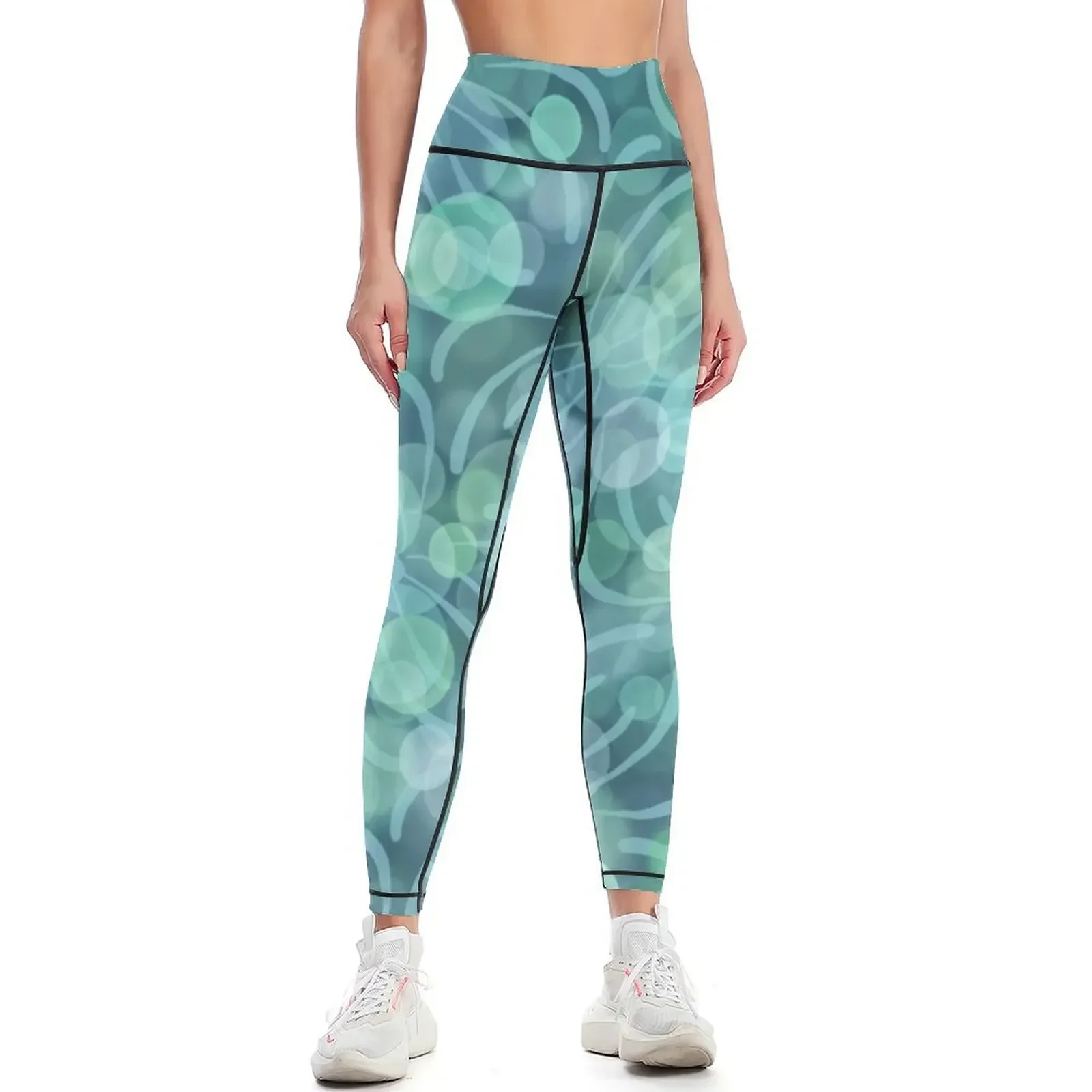 

Undersea Bubbles Leggings sports for gym clothing Fitness woman Women's high waist Womens Leggings