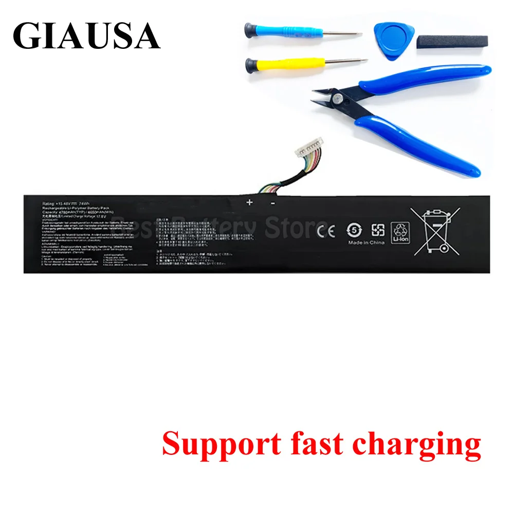 C41N2208 Battery For ASUS ROG ALLY Gaming Handheld series of RC71L/PC71L Expand high capacity of 74Wh mod upgrade Free all Tools