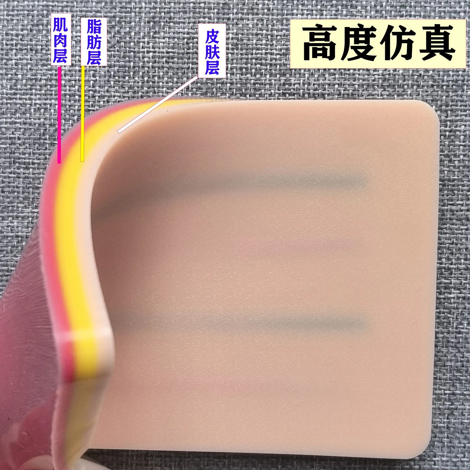 

Human Skin Suture Injection Practice Module Injection Injection Infusion Venipuncture Simulation Wound Silicone Teaching Model