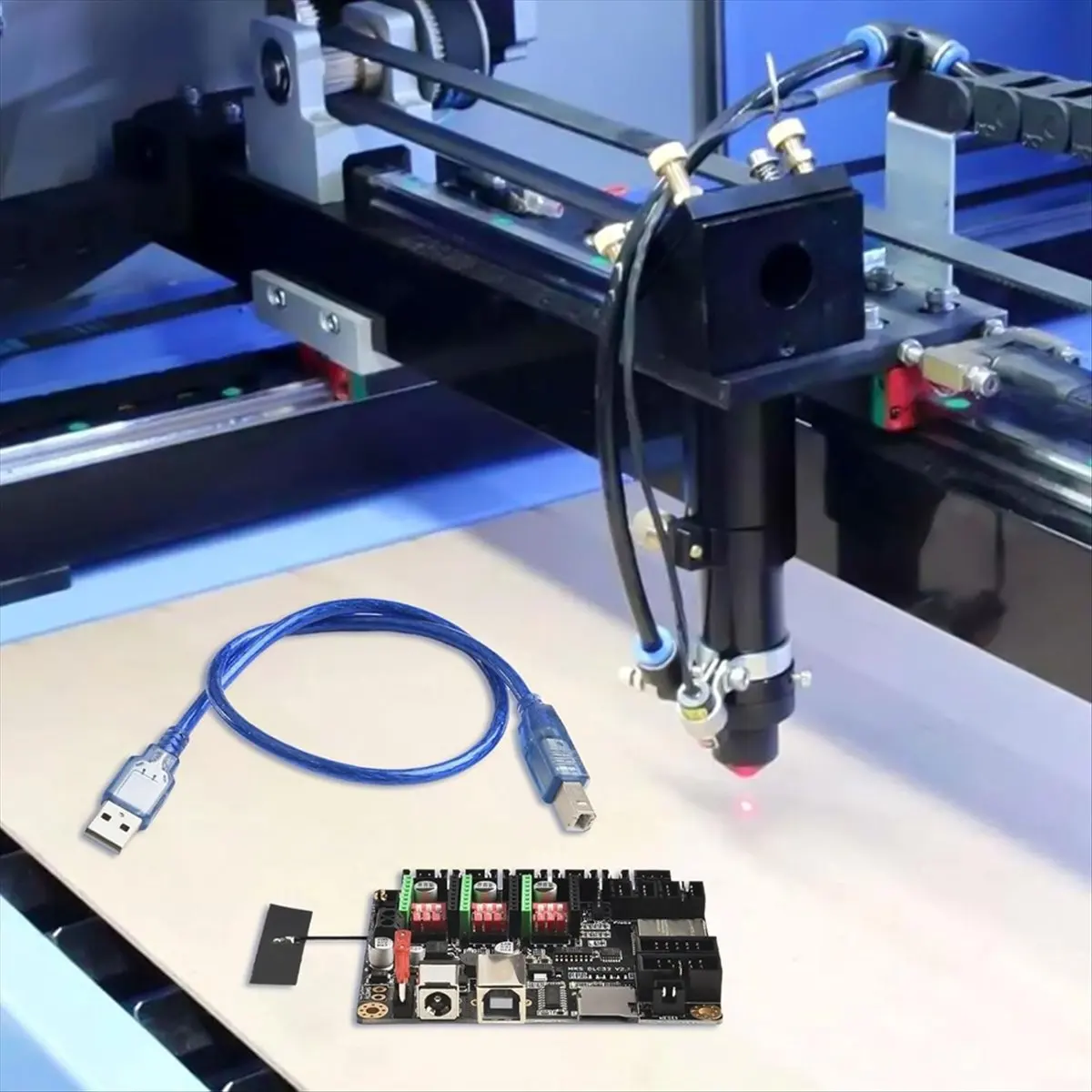 Cmpt And Acce Store Offer PC Accessories Offline Control Desktop Lasering Engraving Machine DIY Motherboard