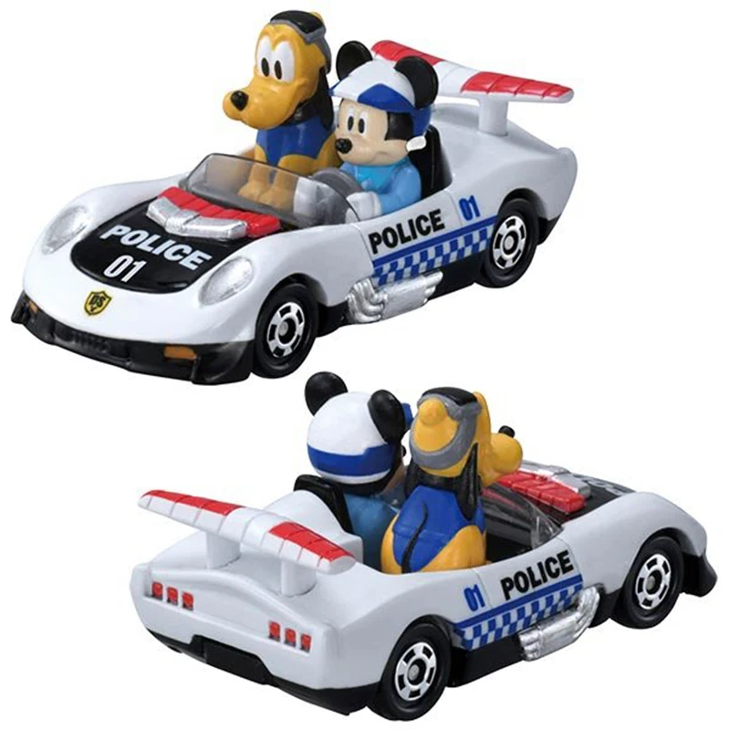 Disney Tomica DS Series Mickey Minnie Donald Duck Goofy Diecast Metal Model Cars Motorcycle Transport Truck Toys for Childrens