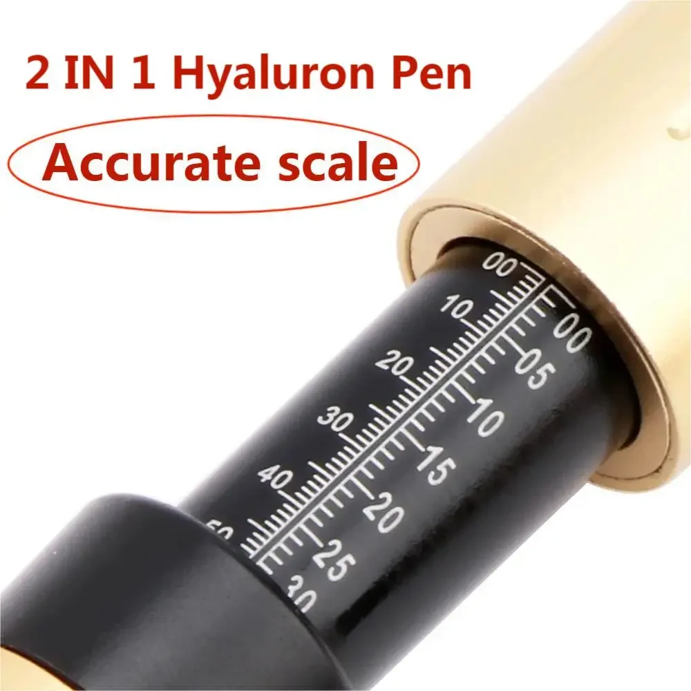 2-in-1 High-Pressure Hyaluronic Acid Pen with Anti-Wrinkle Lip Injection & Atomizer Features – Beauty Skin Care Tool