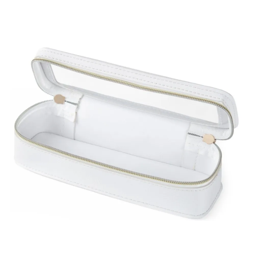 Daily Necessities PU Makeup Brush Box Transparent Waterproof Storage Pouch Large Capacity Portable Pencil Case Travel