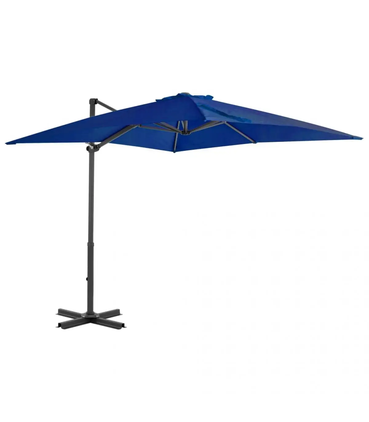 250x250cm sky blue aluminum pole sunshade