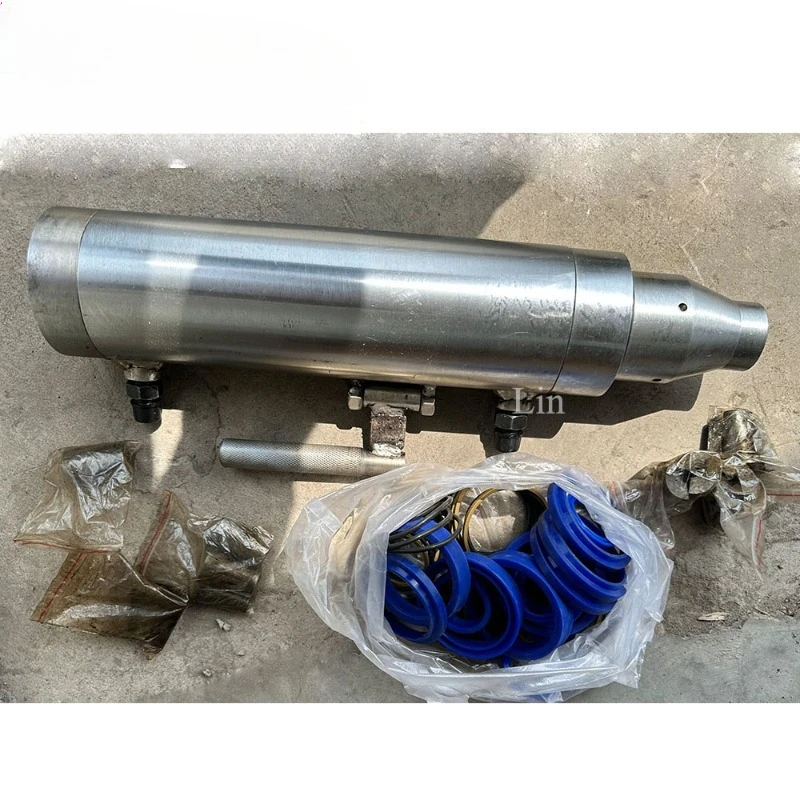 Prestressed post-tension 25t 27t single-strand hydraulic jack with 1hp bridge electric oil