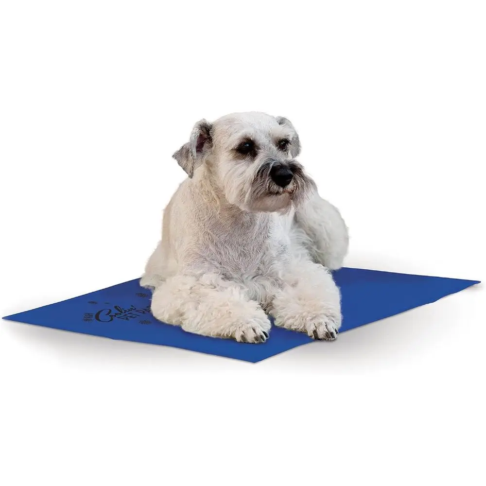 

Portable Cooling Mat for Dogs, Suitable for Travel, Home, and Outdoor Use - Medium Size, Chill Blue