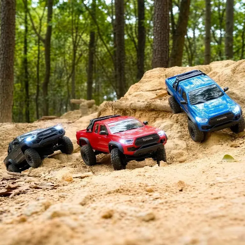Hot FMS TACOMA FCX24M 1/24 Brushed Remote Control Simulation Climbing Off-Road Vehicle Two-Speed 4WD RC Electric Model With LED