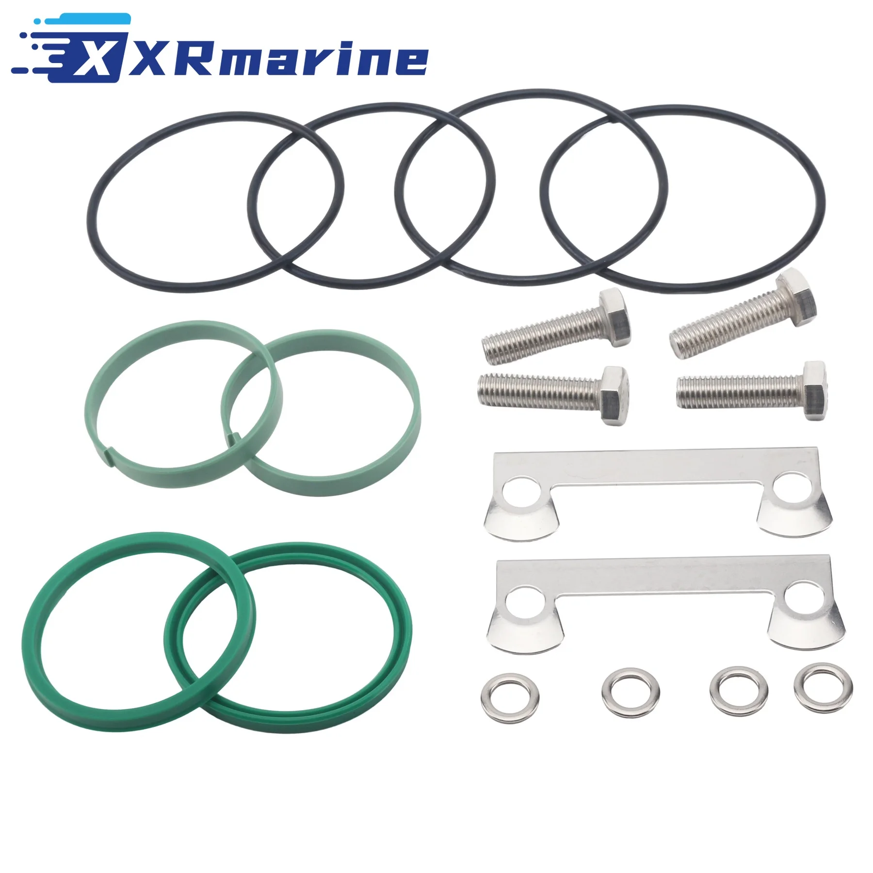 For 8M0045604 for Mercury Marine Quicksilver Verado L6 Power Steering Cylinder Seal Kit 710-8M0045604 FSM035 18-2700 896173A01