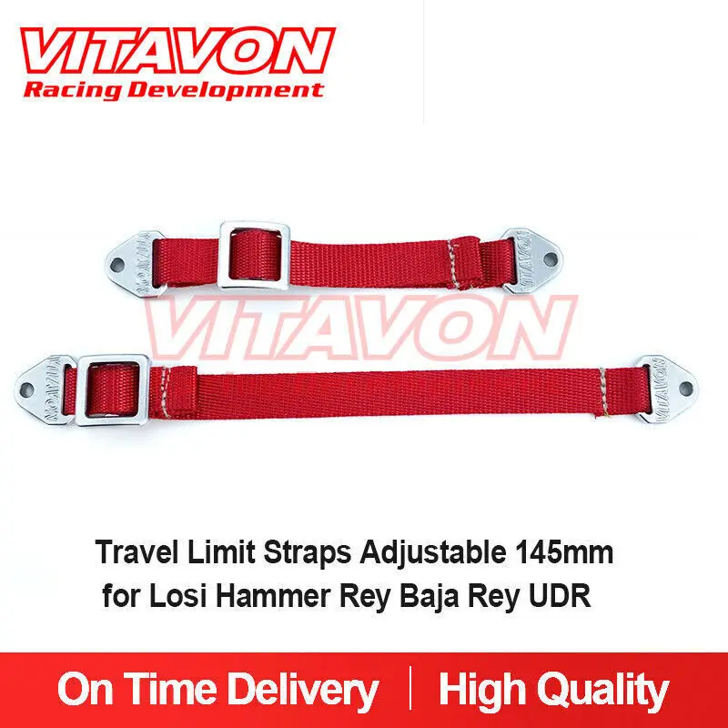 

VITAVON Travel Limit Straps Adjustable 145mm For Losi Hammer Rey Baja Rey UDR