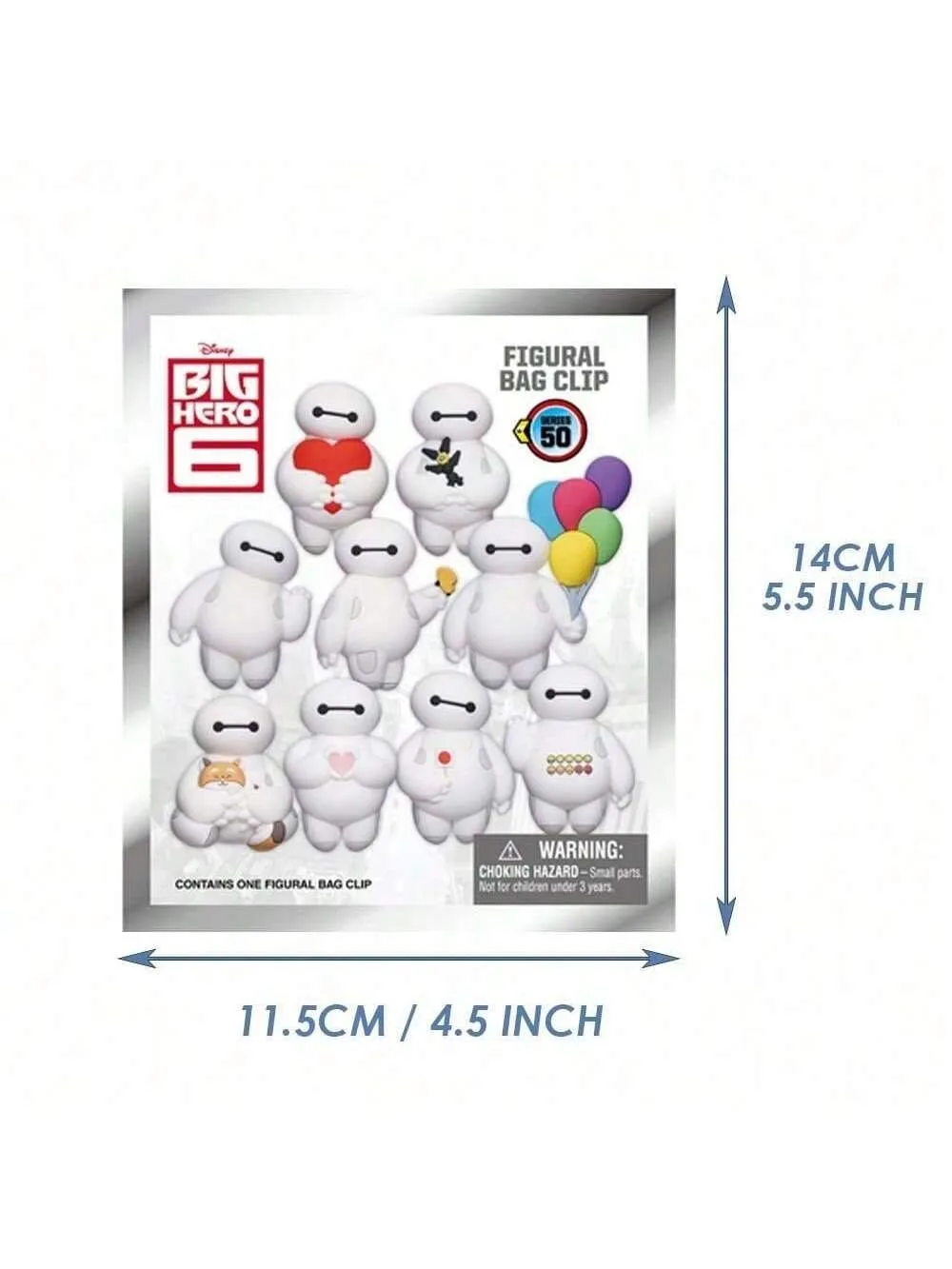 พวงกุญแจบลายด์บ็อกซ์ลิขสิทธิ์แท้จากบิ๊กฮีโร่ 6 ของขวัญจากดิสนีย์ 1 ชิ้น ตุ๊กตาพีวีซีแบบสุ่ม 3 มิติ ติดกระเป๋า คลิปหนีบกระเป๋า ของสะสมอนิเมะ