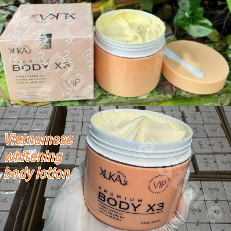 

Vietnamese Body Lotion Moisturizes Brightens Skin Reduces Melanin and Dullness Rejects Rough Yellow and Black Skin 250g