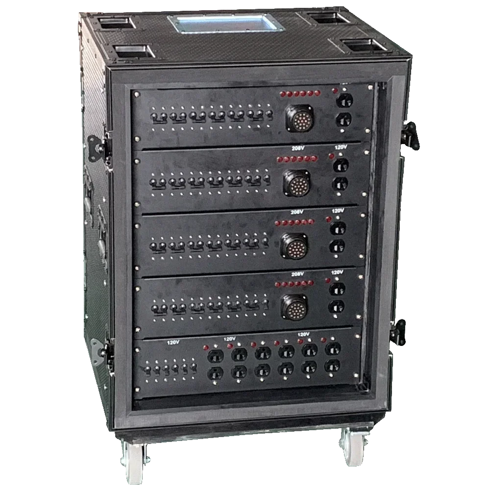 

400A Edison Power Rack Socapex Edison Distribution Box for Stage Lighting