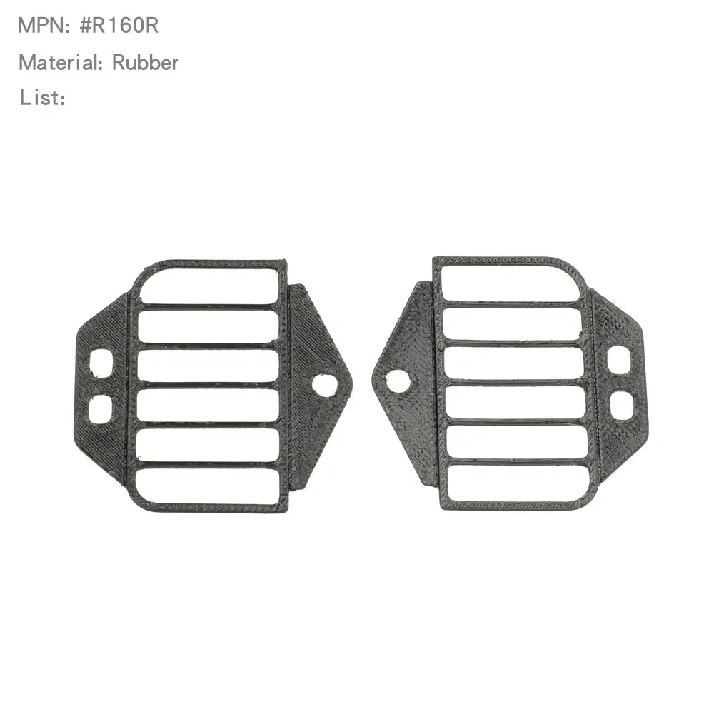 1/10 Tail Light Protective Net Cover Guard Mesh Rubber for FMS FCX10 LC80 #R160R