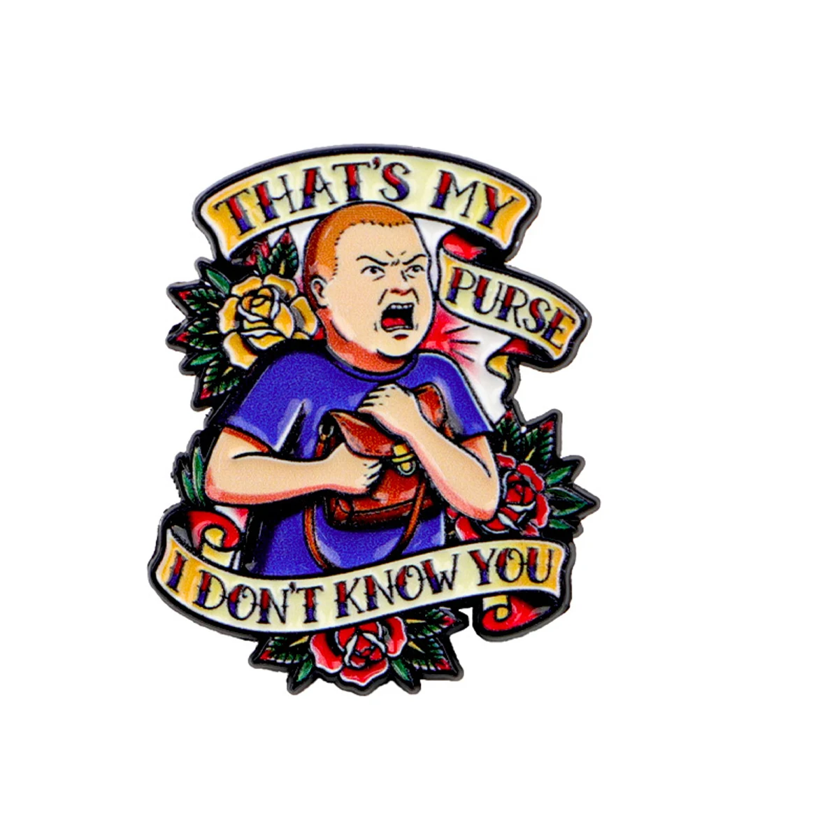 Funny Vintage Quote Enamel Pin Brooch Punk Cartoon Badge Street Style Jewelry Gift for Women Men Backpack Clothes Accessories