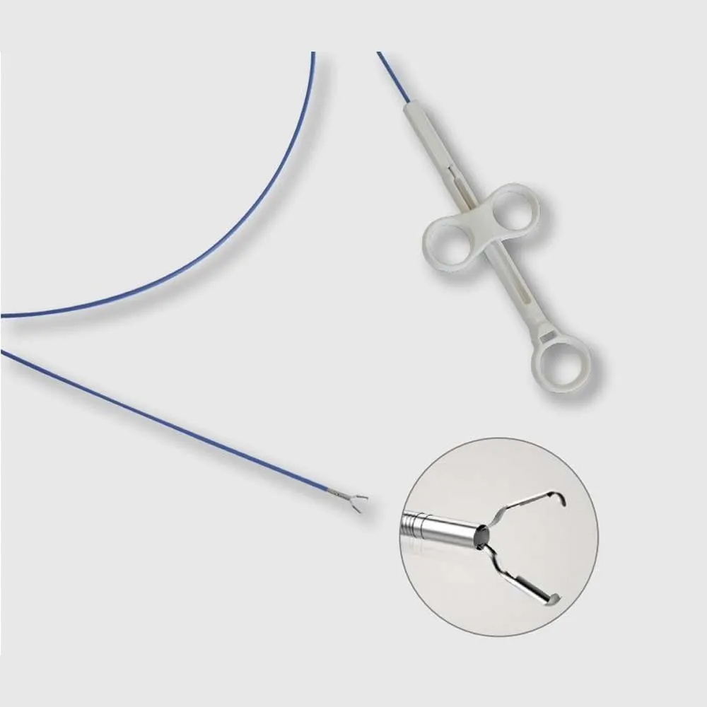10-15 mm Opening Disposable Hemoclip Flexible Rotatable Repositionable Endoclip Hemostatic Clips
