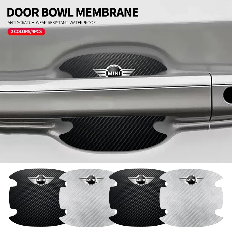 

4Pcs Car Door Bowl Anti-scratch Sticker Handle Protection Sticker For Mini Cooper R50 R52 R53 R55 R56 R57 R58 R59 R60 R61