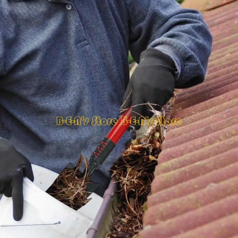 Y1AD Telescopic Gutter Maintenance Cleaning 1.7M Extension Tool For Roof & Ground