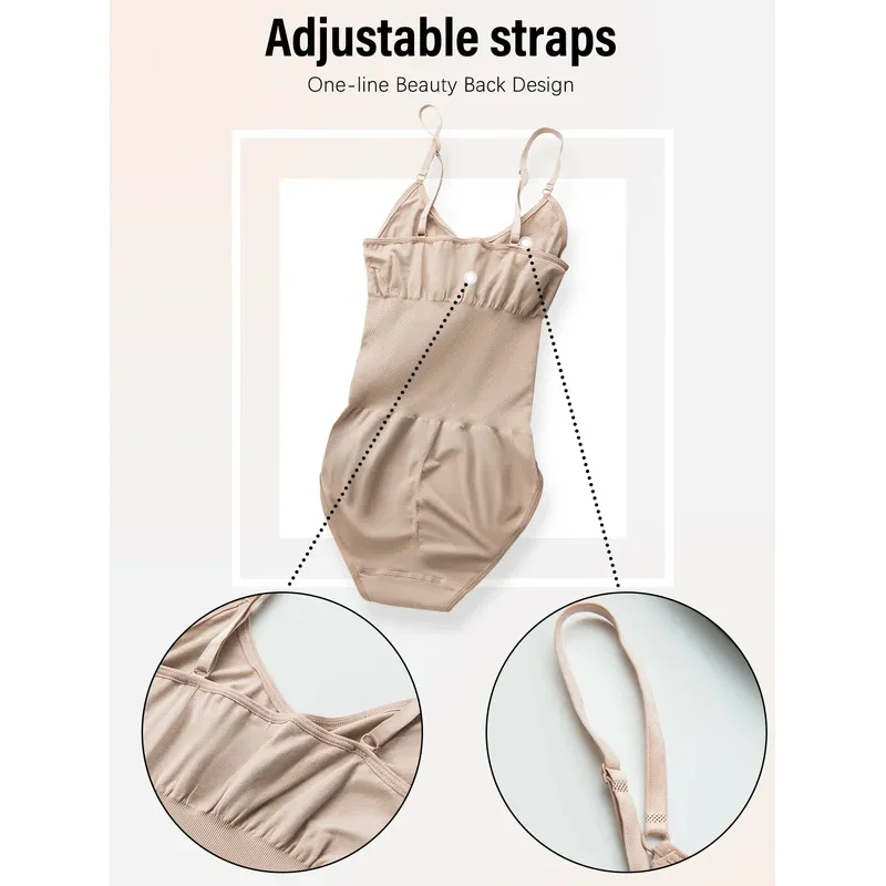 Women's Sexy Shapewear Seamless Slimming Butt Lifter Full Body Shaper Smooth Out Bodysuit Open Crotch High Elastic Body Suits image 3