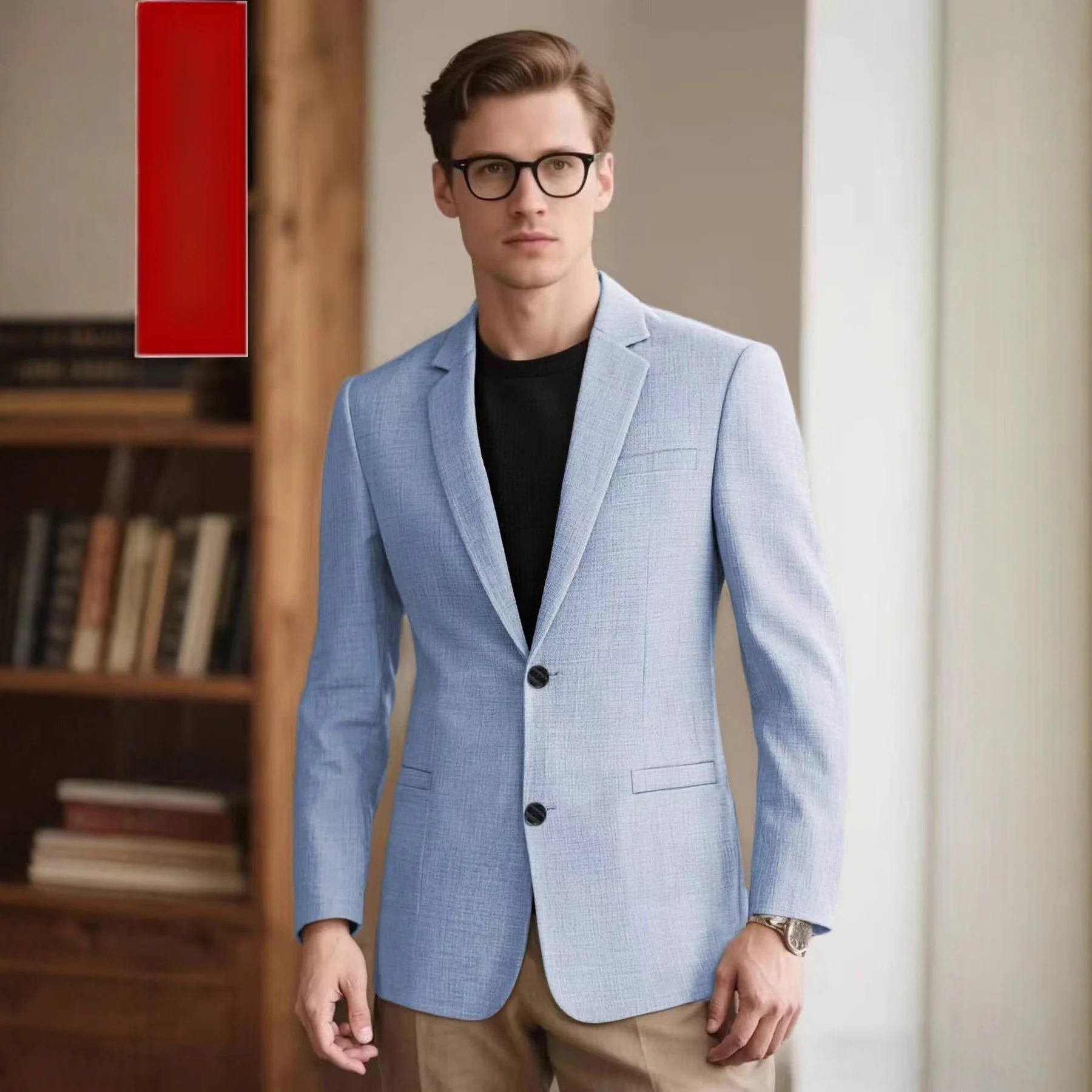 

2026 New Men's Suit Jacket Thin Blazers Spring Autumn Solid Business Casual Suit Jacket Men Clothing Blazer Hombre Coats